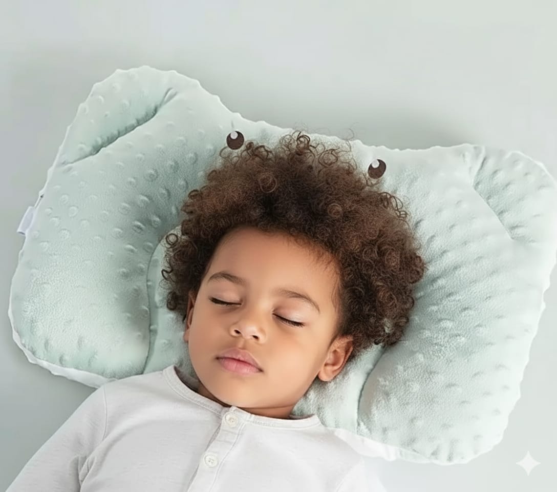 Oreiller Ergonomique de Croissance RELAXTEK® : Respirant & Anti-Tête Plate, Soutien du Cou de 1 à 12 ans