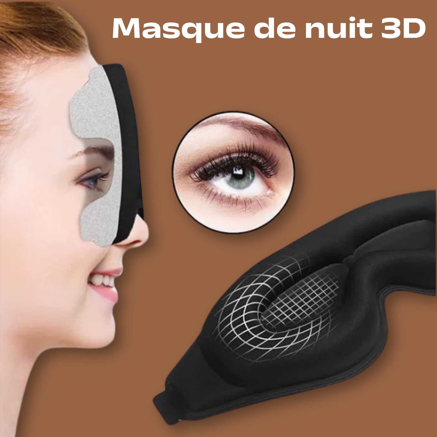 Masque de nuit 3D RELAXTEK®