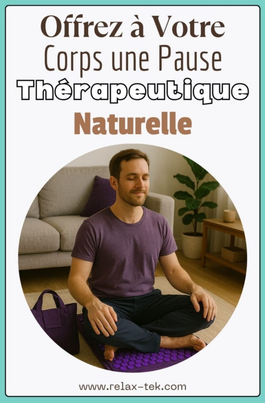 Tapis d’Acupression en Lin & Coco RELAXTEK®